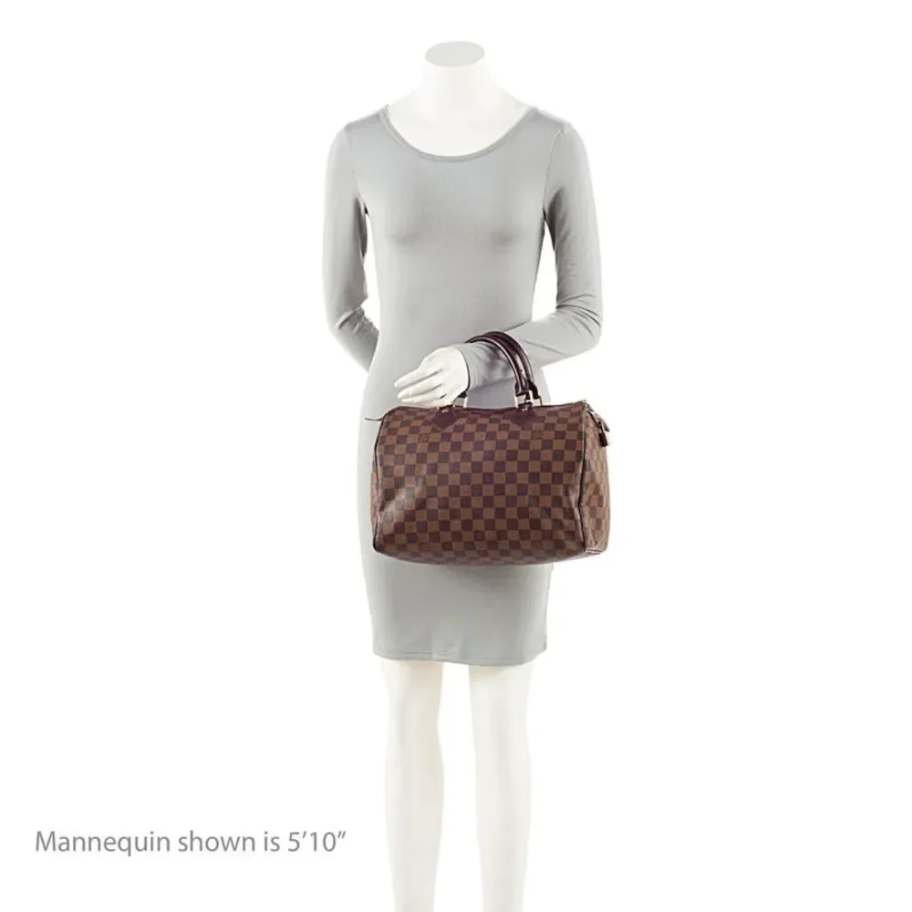 Louis Vuitton Damier Ebene Speedy 30 Satchel
